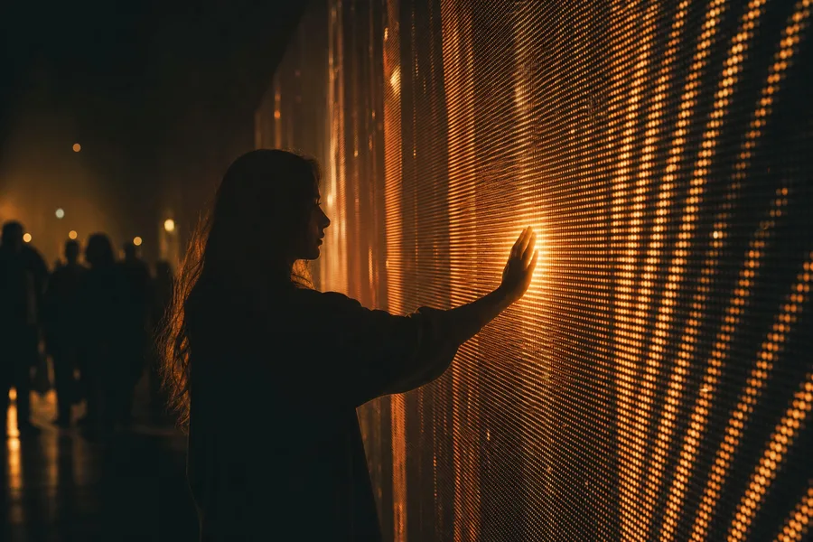Interactive video wall